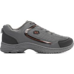 Szare Buty Sportowe Busy. Botki sznurowane marki Born2be. Za 69.99 zł.