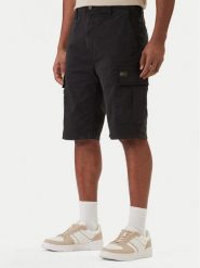 Tommy Jeans Szorty materiałowe Otis DM0DM22831 Czarny Regular Fit. Czarne szorty Tommy Jeans, m, bez wzorów, z bawełny. Za 349.99 zł.