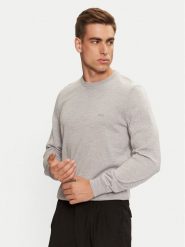 Boss Sweter Botto-L 50476364 Szary Regular Fit. Szare swetry rozpinane Boss, l, bez wzorów, z wełny, bez kołnierzyka, bez ramiączek. Za 649.99 zł.