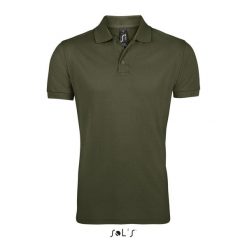 Polo Sol's Prime. Brązowe koszulki polo SOL'S, m, bez wzorów, z bawełny, bez kołnierzyka, bez ramiączek. Za 149.00 zł.