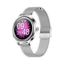 Smartwatch Kumi K3 srebrny. Szare smartbandy Kumi, bez wzorów. Za 256.99 zł.