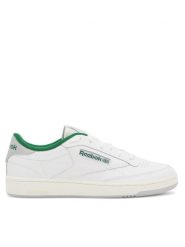 Reebok Sneakersy Club C 85 100032970-M Biały. Białe buty sportowe casual Reebok, bez wzorów, ze skóry, bez zapięcia. Za 299.99 zł.