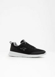 Sneakersy Kangaroos z lekka podeszwą. Czarne buty sportowe casual bonprix, bez wzorów, bez zapięcia. Za 169.99 zł.