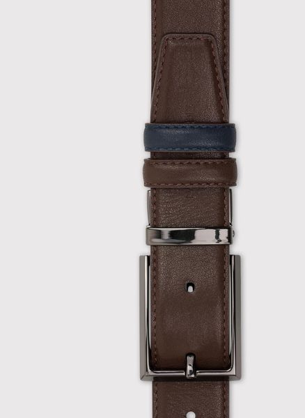 PAKO LORENTE – Dwustronny skórzany pasek męski. Brązowe paski Pako Lorente, bez wzorów, ze skóry. Za 139.99 zł.