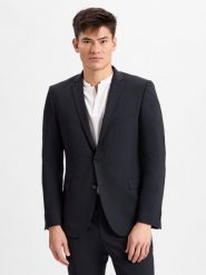 Finshley & Harding kurtka modułowa - Steven Mężczyźni Modern Fit niebieski, 50. Niebieskie kurtki Finshley & Harding, m, bez wzorów, z wełny, bez kaptura. Za 899.95 zł.