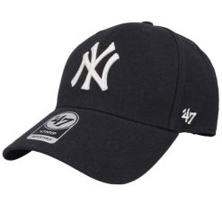 Czapka z daszkiem dla dorosłych MLB New York Yankees MVP Cap. Niebieskie czapki z daszkiem 47 Brand, bez wzorów. Za 99.99 zł.