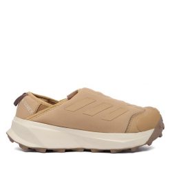 Trekkingi adidas. Brązowe trekkingi Adidas, bez wzorów, bez zapięcia. Za 399.99 zł.