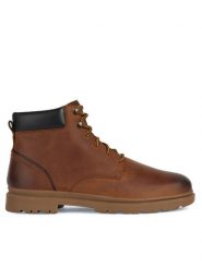 Geox Trzewiki U Andalo U36DDA 000FF C6003 Brązowy. Brązowe botki sznurowane Geox, bez wzorów, ze skóry, bez obcasa, bez zapięcia. Za 619.99 zł.