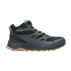 Męskie buty trekkingowe Ravika Mid. Zielone buty turystyczne Regatta, bez wzorów, z dzianiny, bez zapięcia, trekkingowe. Za 314.50 zł.