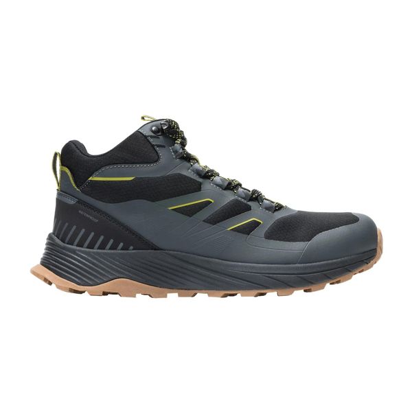Męskie buty trekkingowe Ravika Mid. Zielone buty turystyczne Regatta, bez wzorów, z dzianiny, bez zapięcia, trekkingowe. Za 314.50 zł.