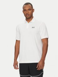 Under Armour Polo Matchplay 1377374 Biały Regular Fit. Białe koszulki polo Under Armour, l, bez wzorów, z syntetyku, bez kołnierzyka, bez ramiączek. Za 139.99 zł.