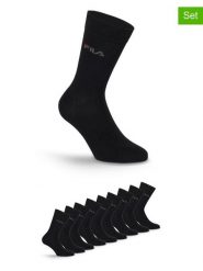 Fila Skarpety (9 par) w kolorze czarnym rozmiar: 39-42. Czarne skarpety Fila, bez wzorów. Za 56.99 zł.