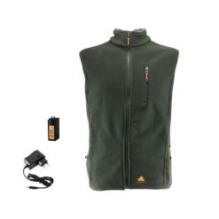 Bezrękawnik grzewczy Alpenheat AJ4. Zielone kamizelki sportowe ALPENHEAT, m, bez wzorów, z materiału, bez kaptura, narciarskie. Za 1,032.00 zł.