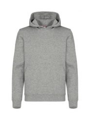 Clique Miami Hoody Junior – bluza z kapturem z bawełny i poliestru z recyklingu. Szare bluzy z kapturem CLIQUE, bez wzorów, z bawełny, z kapturem. Za 153.11 zł.