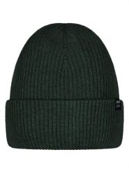 Barts Czapka "Tames" w kolorze zielonym rozmiar: onesize. Zielone czapki zimowe Barts, z aplikacjami, z wełny. Za 104.89 zł.