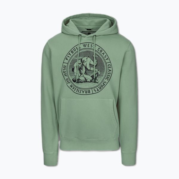 Bluza męska Pitbull Vintage Bjj Hooded Sweatshirt. Czarne bluzy PITBULL, m, bez wzorów, bez kaptura. W wyprzedaży za 219.99 zł.