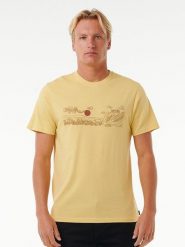 Rip Curl Koszulka w kolorze żółtym rozmiar: L. Żółte bezrękawniki Rip Curl, l, bez wzorów, z bawełny, bez kołnierzyka, bez ramiączek. Za 61.89 zł.