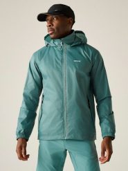 Regatta Kurtka przeciwdeszczowa "Lyle IV" w kolorze turkusowym rozmiar: 3XL. Niebieskie kurtki outdoor i hardshell Regatta, m, bez wzorów, z materiału, outdoorowe. Za 136.78 zł.