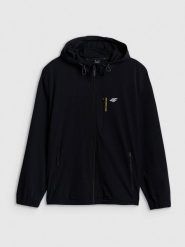 4F Kurtka przejściowa męska - czarna L. Czarne kurtki 4F, l, bez wzorów, bez kaptura. Za 269.99 zł.