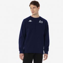 Bluza Kappa Adofodo 24H Le Mans. Niebieskie bluzy bez kaptura Kappa, s, bez wzorów, z materiału, bez kaptura. Za 341.00 zł.