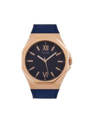 Guess Zegarek Emperor GW0850G3 Granatowy. Niebieskie, analogowe zegarki Guess. Za 699.99 zł.