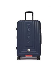 Nautica Walizka średnia NTC-KS-003-07-M Granatowy. Niebieskie walizki Nautica, bez wzorów, z tworzywa sztucznego, średnie. Za 349.99 zł.