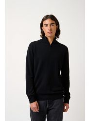 AUTHENTIC CASHMERE Kaszmirowy sweter "Ambin" w kolorze czarnym rozmiar: XL. Czarne swetry nierozpinane AUTHENTIC CASHMERE, xl, bez wzorów, z kaszmiru, bez kołnierzyka, bez ramiączek. Za 413.99 zł.