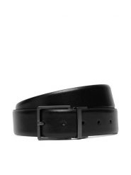 Calvin Klein Pasek Square Buckle Smooth Adj LV04D7147G Czarny. Czarne paski CALVIN KLEIN, bez wzorów, ze skóry. Za 249.99 zł.