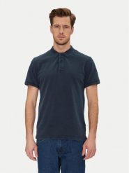 Blend Polo 20717920 Granatowy Regular Fit. Niebieskie koszulki polo Blend, m, bez wzorów, z bawełny, bez kołnierzyka, bez ramiączek. Za 79.99 zł.