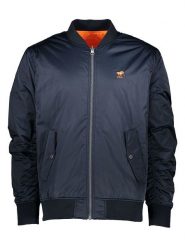 Polo Sylt Dwustronna kurtka przejściowa w kolorze granatowo-pomarańczowym rozmiar: XL. Niebieskie kurtki Polo Sylt, xl, bez wzorów, bez kaptura. Za 260.99 zł.