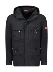 Geographical Norway Kurtka przejściowa "Barimo" w kolorze czarnym rozmiar: XXL. Czarne kurtki Geographical Norway, xxl, bez wzorów, bez kaptura. Za 158.84 zł.