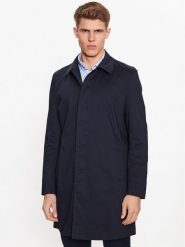 Boss Płaszcz przejściowy Jared 50489457 Granatowy Regular Fit. Niebieskie płaszcze Boss, m, bez wzorów, z bawełny, bez kaptura. Za 2,709.00 zł.