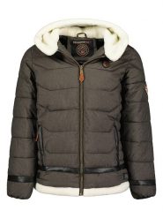 Geographical Norway Kurtka zimowa "Ayerstock" w kolorze oliwkowym rozmiar: S. Brązowe kurtki Geographical Norway, na zimę, s, bez wzorów, bez kaptura. Za 199.03 zł.