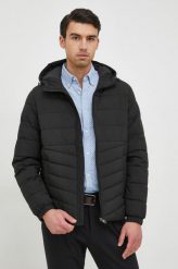 Tommy Hilfiger kurtka męska kolor czarny przejściowa. Czarne kurtki Tommy Hilfiger, l, bez wzorów, z materiału, bez kaptura. Za 1,399.90 zł.