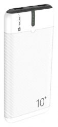 Tracer EnerGo 10000mAh biało-czarny. Białe powerbanki . Za 69.90 zł.