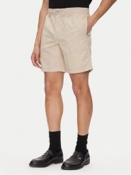 Calvin Klein Jeans Szorty materiałowe J30J327300 Beżowy Regular Fit. Brązowe szorty Calvin Klein Jeans, m, bez wzorów, z bawełny. Za 329.99 zł.