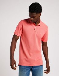 LEE GARMENT DYE POLO MĘSKA KOSZULKA POLO POLÓWKA LM59015640. Koszulki polo Lee, m, bez wzorów, bez kołnierzyka, bez ramiączek. Za 109.99 zł.