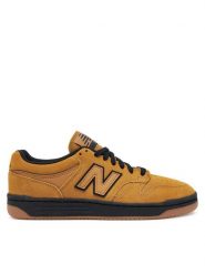 New Balance Sneakersy NM480GDT Brązowy. Brązowe buty sportowe casual New Balance, bez wzorów, ze skóry, bez zapięcia. Za 449.99 zł.