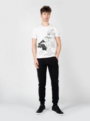 Iceberg Spodnie "Sweatpants" | B0106300 | Mężczyzna | Czarny. Czarne spodnie materiałowe ICEBERG, na co dzień, m, bez wzorów, z bawełny, eleganckie. W wyprzedaży za 449.00 zł.