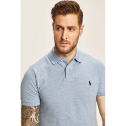 Polo Ralph Lauren - Polo. Niebieskie koszulki polo Polo Ralph Lauren, l, bez wzorów, z dzianiny, bez kołnierzyka, bez ramiączek. Za 459.90 zł.