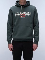 Napapijri Bluza w kolorze zielonym rozmiar: S. Zielone bluzy Napapijri, s, bez wzorów, z kapturem. Za 150.37 zł.