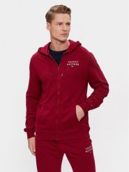 Tommy Hilfiger Bluza UM0UM03133 Czerwony Regular Fit. Czerwone bluzy Tommy Hilfiger, m, bez wzorów, z bawełny, bez kaptura. Za 239.99 zł.