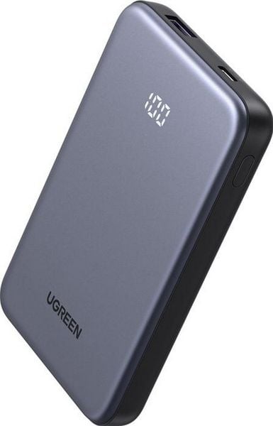 Ugreen PB507 10000 mAh USB-C PD 20W szary. Szare powerbanki . Za 74.90 zł.