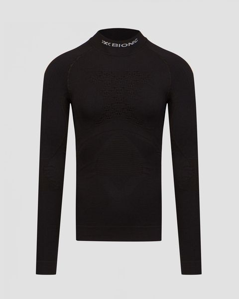 Czarny longsleeve z półgolfem męski X-Bionic Energy Accumulator 4.0 Turtle Neck. Czarne bielizna termoaktywna X BIONIC, l, bez wzorów, bez ramiączek, do biegania. Za 739.99 zł.