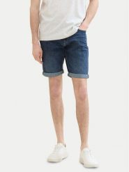 Tom Tailor Szorty jeansowe 1040194 Granatowy Regular Fit. Niebieskie szorty Tom Tailor, m, bez wzorów, z bawełny. Za 99.99 zł.