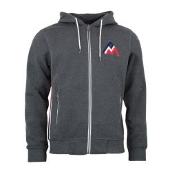 Bluza z kapturem Peak Mountain Charles. Szare bluzy z kapturem Peak Mountain, na zimę, bez wzorów, z polaru, z kapturem. W wyprzedaży za 248.50 zł.