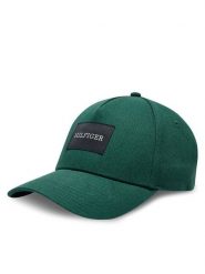 Tommy Hilfiger Czapka z daszkiem Monotype Patch AM0AM12891 Zielony. Zielone czapki z daszkiem Tommy Hilfiger, bez wzorów, z bawełny. Za 229.99 zł.