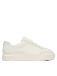 Calvin Klein Sneakersy Basket Cupsole Lup Wt Lth HM0HM02133 Biały. Białe buty sportowe casual CALVIN KLEIN, bez wzorów, ze skóry, bez zapięcia. Za 529.99 zł.