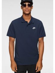 Nike Koszulka polo w kolorze granatowym rozmiar: S. Niebieskie koszulki polo Nike, s, bez wzorów, z bawełny, bez kołnierzyka, bez ramiączek. Za 122.96 zł.