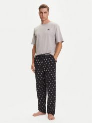 KARL LAGERFELD Piżama A3M45002 Szary Regular Fit. Szare piżamy KARL LAGERFELD, m, bez wzorów, z bawełny, bez ramiączek. Za 389.99 zł.